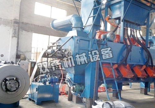 鋼帶拋丸清理機